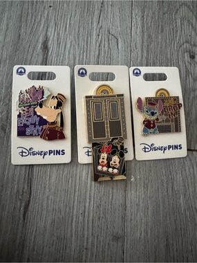 Disney Tower of Terror ride Pin Set